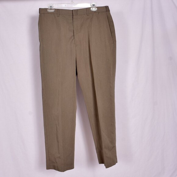 Haggar Men's Khaki Dress Pants Size 34x29 - Picture 1 of 5